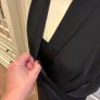 Selected Femme fully lined black dress size 10 Image 4