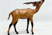 Fine Large Vintage Leather Antelope