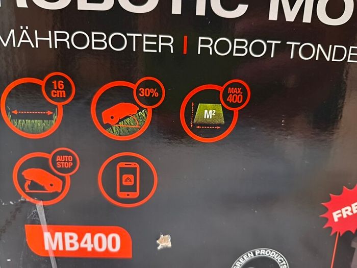 Robotic Lawnmower Yard Force MB400