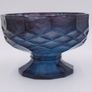 Vintage George Davidson Blue Cloud Glass Bowl Model 697 - 1930s Image 4
