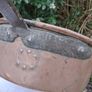 2 X Antique Mid 19th Century Large Copper Pots (Cast Iron Handles) Image 4