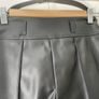 New With Tags River Island Faux Leather Belted Trouser in Black Image 8