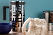 Elephant Head Ceramic Shaped Mug