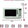 Haden Cotswold Green Microwave Oven  800W Retro Design, 20L Capacity, Compact Digital Microwave for Small Kitchens, 5 Power Levels, Easy to Use and Clean with Defrost and Express Functions Image 7