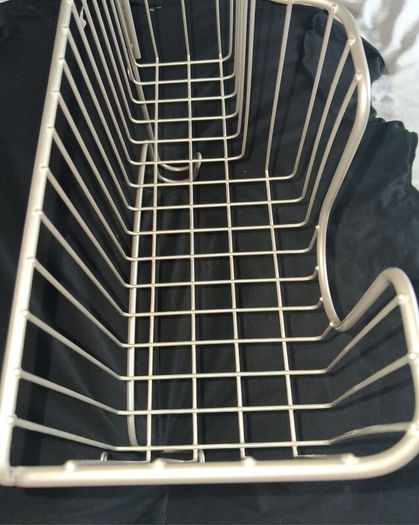 Brand New 2 Hook & Compartment Storage - Hair Dryer, Etc - Approx Size - 33cm x 30cm x 13cm  - RRP - 32.99