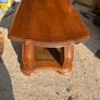 Solid maghoney 2 tier coffee table. Heavy piece Image 5