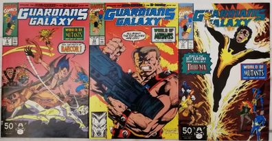 Guardians of the Galaxy Issues # 9, 10 & 11 World Of Mutants Parts 1-3 (1991)