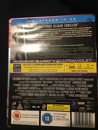 Captain Phillips Steelbook Blu-ray
