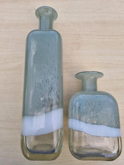 Two Benny Motzfeldt vases for the Norwegian manufacturer Plus