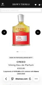 CREED VIKING 100ml niche parfum