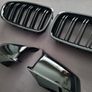 BMW 5 Series F10 F11 Pre-Lci Kidney Grilles & Mirror Covers Set Brand New Image 3