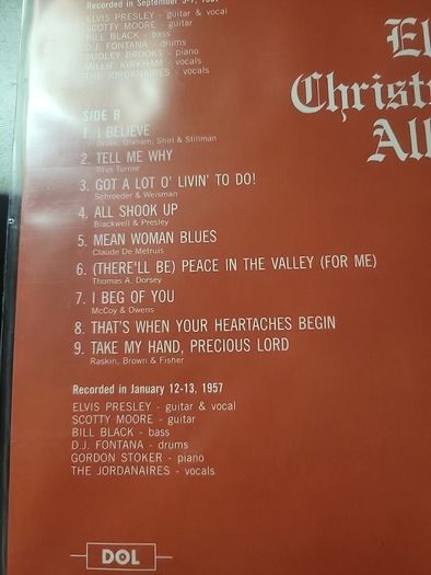Elvis christmas album vinyl picture disc