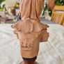 Clay Terracotta Bust of a woman Image 3