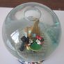 Disney Mickey Minnie Paris Eiffel Tower Snow Globe Image 2