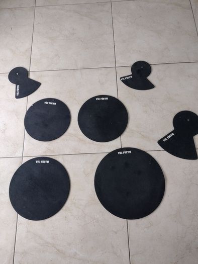 Vic Firth drum and cymbal dampners.
