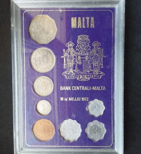 1972 Malta Uncirculated Decimal Coin Set