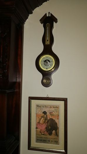 Old Spanish Print/leaflet Seville Framed