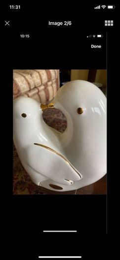 Ceramic Lovebirds
