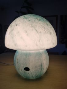 Vintage Murano mushroom lamp