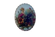 Floral Vintage Scarf Clip