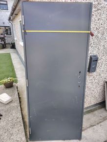 shed steel door new
