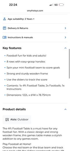 Football Table