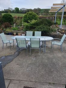 Garden table and chairs