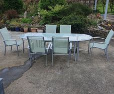 Garden table and chairs