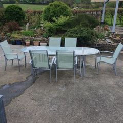 Garden table and chairs