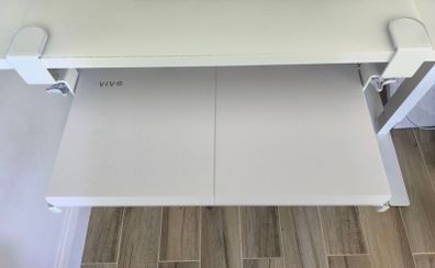 Vivo white under desk keyboard tray