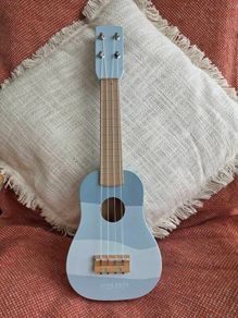 Little Dutch Wooden Guitar - Blue
