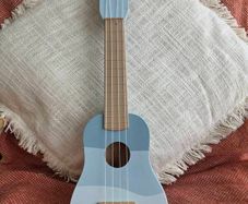 Little Dutch Wooden Guitar - Blue