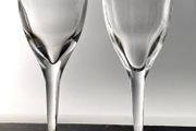 John Rocha 25cm GEO Goblet (V Large &amp; Rare) Red Wine x 6