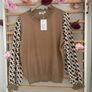 jumper bnwt one size tan jumper with frilled collar Image 9