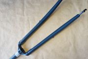 Reynolds steel fork, with rack, fender braze-ons