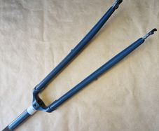 Reynolds steel fork, with rack, fender braze-ons