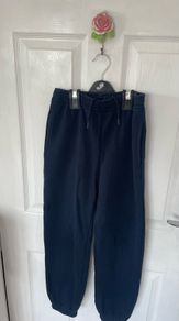 Kids navy tracksuit bottoms