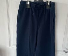 Kids navy tracksuit bottoms