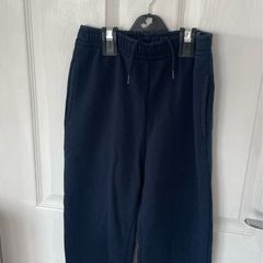 Kids navy tracksuit bottoms