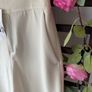 trousers Bnwt Zara cream barrel shape trousers size large Image 6