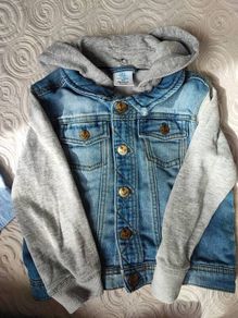 Boy's 3-4 denim jacket