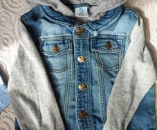 Boy's 3-4 denim jacket