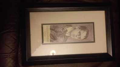Framed picture wb yeats