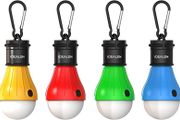 LED Tent Lantern Lamp Emergency Light Battery Powered Waterproof Portable Bulb for Hiking Fishing Camping Household Car Repairing  4 Pack (FREE POSTAGE)