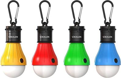 LED Tent Lantern Lamp Emergency Light Battery Powered Waterproof Portable Bulb for Hiking Fishing Camping Household Car Repairing  4 Pack (FREE POSTAGE)