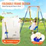 Swing Sets for Backyard 3 in 1 Toddler Swing Set with 4 Sandbags Foldable Image 3