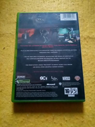 Constantine The Videogame Xbox Original Games Original Pal version