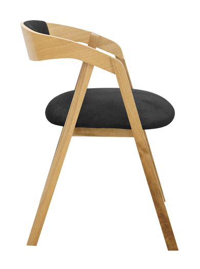 Oak Dining Armchair Plush Upholstered. Any Colouir or material