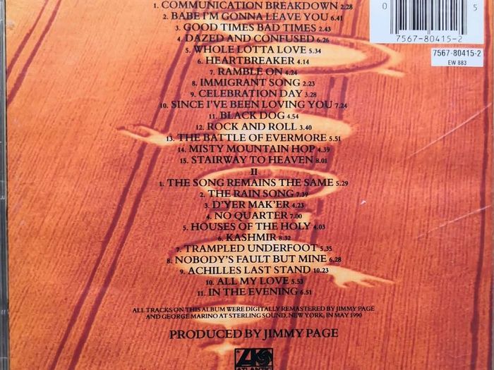 Led Zeppelin -Remasters (2 x CD)