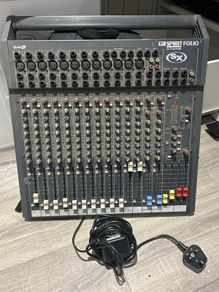 Soundcraft Spirit Folio SX 20 Channel Analog Mixer and Power Supply
